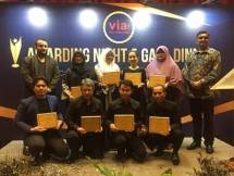 Bertempat di Hotel Lumire, Jakarta, Kamis malam (28/2/2019), acara Awarding Night menjadi momen kedekatan antara pelaku bisnis travel dengan pihak via.com.