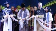 Menteri Perindustrian Airlangga Hartarto saat membuka Pameran Muslim Fashion Festival (Muffest) 2019 