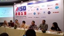 Press conference Metrodata Solution Day 2019 di Jakarta, Kamis (15/8).(Andi Mardana)