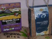 Beras organik yang sudah dipackaging