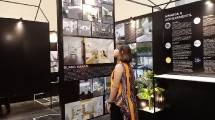 Arsitek Delution, hadir di acara IndoBuildTech Jakarta The 2nd Phase di Jakarta Convention Center (JCC), Rabu (21/8).(Andi Mardana)