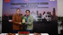 Peresmian MOU Hino dan Organda Untuk Peremajaan Angkutan Barang