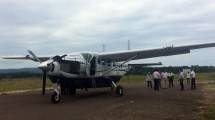 Uji Coba Bandara Salakanagara, Maskapai Susi Air Berhasil Mendarat di Tanjung Lesung