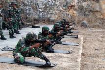 Tingkatkan Kemampuan, Prajurit Yonmarhanlan VII Latihan Menembak