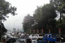 Rekayasa lalulintas One Way di jalur Puncak, Bogor