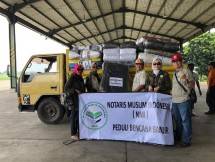 Akses Sulit, NMI Kirim Bantuan Bencana Menggunakan Helikopter