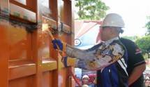 Pemotongan Truk ODOL oleh Kemenhub