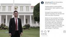 Adamas Belva Delvara mengundurkan diri dari posisi Staf Khusus Presiden Joko Widodo