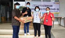 PT Priskila Salurkan Bantuan Berupa Hand Spray ke RSUP Persahabatan, Jakarta Timur