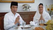 Presiden Jokowi dan Ibu Negara Iriana