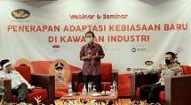 Founder dan Chairman PT Jababeka Tbk., Setyono Djuandi Darmono saat memberikan paparan dalam acara webinar & seminar yang bertema Penerapan Adaptasi Kebiasan Baru di Kawasan Industri (Foto: Dok. Industry.co.id)