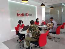 Pelayanan Indihome menggunakan protokol kesehatan (Doc: Telkom)