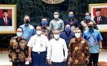 Ketua PWI Atal Dapri dan Gubernur Jakarta Anies Baswedan