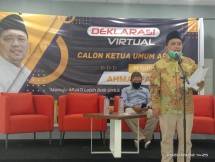 Ahmad Faisol dalam deklarasi sebagai Calon Ketua Umum APJATI periode 2020-2024 dengan tema: Menuju APJATI Lebih Baik Untuk Kemaslahatan Seluruh P3MI, di Kedai TEMPO Utan Kayu Jakarta Timur, Rabu (2/9/2020).