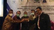 LPK Presiden Teken MoU dengan Sejumlah Lembaga dan Perusahaan K3