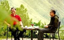 Menlu China Whang Yi dan Menko Marves Luhut Binsar Pandjaitan 