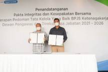 Dahsyat, Ini Pakta Integritas Direksi dan Dewas BPJAMSOSTEK 