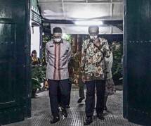 Menparekraf Sandiaga Uno dan Gubernur Yogjakarta Sri Sultan Hamengkubuwono