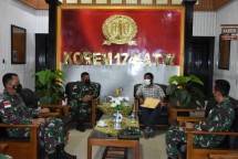 Danrem 174 Merauke Brigjen TNI Bangun Nawoko Tingkatkan Kerja Sama dengan Bupati Mappi 