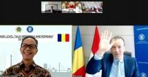 Wamenlu Mahendra Siregar bersama Kemenlu Rumania secara Virtual