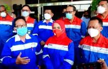 Ketua Komisi VII DPR RI Sugeng Suparwoto beserta Tim Kunspek Komisi VII DPR RI saat mengunjungi Kilang PT Pertamina (Persero) Balongan Unit VI di Indramayu, Jawa Barat,