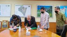 Penandatanganaan MoU Jababeka Morotai dengan OISCA International