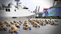  Satgas Maritime Task Force TNI Konga XXVIII-L/2019 KRI Sultan Hasanuddin 