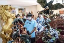 Menparekraf Sandiaga Uno melakukan kunjungan ke Desa Adat Mas di Kawasan Ubud, Kabupaten Gianyar, Bali, Rabu (26/5/2021). (Dok: Kemenparekraf) 