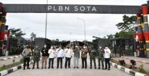 Ketua Deputi Bidang Koordinator Pertahanan Negara Kemenkopolhukam Tinjau PLBN Sota Didampingi Danrem 174 Merauke