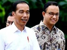 Presiden Jokowi dan Gubernur Anies (ist)