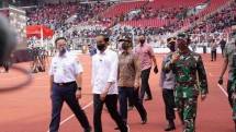 Panglima TNI, Kapolri dan Presiden Jokowi
