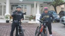 Danlantamal II Gowes Sepeda Bersama Wagub Sumatra Barat