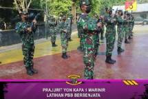 Prajurit Batalyon Kendaraan Amfibi Pengangkut Artileri 1 Marinir 