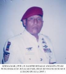 Korps Mariner Berduka, Serma KKO Pur) H. Samuri Pengagkat Jenazah Pahlawan Revolusi Meninggal Dunia