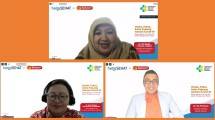 Dr. Siti Nadia Tarmizi, M.Epid, Direktur Pencegahan dan Pengendalian Penyakit Menular Langsung Kementerian Kesehatan dan Juru Bicara Vaksin Covid-19, Dr. Suci Sutinah Diah Suksmasari, Country Medical Lead Consumer Health Bayer Indonesia, serta dr. Gia Pratama, praktisi kesehatan.