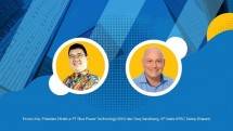  Erwin Urip, Presiden Direktur PT Blue Power Technolgy (kiri) dan Tony Sandberg, VP Sales APAC Kemp (kanan)