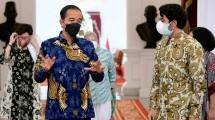 Presiden Joko Widodo saat menerima kunjungan Komite Festival Film Indonesia 2021 (Foto: Setkab)