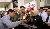 Direktur Utama PT Bank Negara Indonesia (Persero) Tbk Ahmad Baiquni pada acara perayaan ulang tahun BNI ke-71 di Jakarta, Rabu (5/7/2017). (Foto Rizki Meirino)