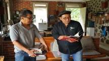 Suasana di dalam rumah Rocky Gerung 