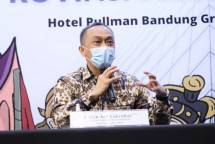 Dirjen Dukcapil Prof. Zudan Arif Fakrulloh di Webinar tentang Kedudukan dan Fungsi Adminduk dan Catatan Sipil dalam Administrasi Negara RI yang digelar oleh Magister Ilmu Administrasi Universitas Khrisnadwipayana, Sabtu (25/9/2021). 