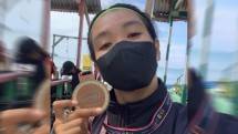 Serda Angela Peroleh Medali Cabor Aquathlon PON XX Papua