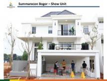 Salah satu rumah contoh berupa bangunan rumah berlantai dua di kawasan Summarecon Bogor yang ditawarkan PT Summarecon Agung Tbk. (Foto: Humas PT Summarecon Agung Tbk)