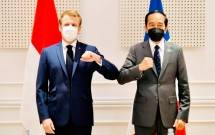 Bertemu Macron, Jokowi Apresiasi Kerjasama Pertahanan RI-Perancis