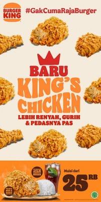 Burger King Kini Jajaki Bisnis Ayam Goreng di Indonesia