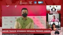Dialog Produktif Media Center Forum Merdeka Barat 9 (FMB 9) - KPCPEN bertajuk 'Akhir Tahun Nyaman Dengan Prokes Aman' pada Rabu (17/11/2021)