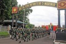 Prajurit Yonif 5 Marinir Surabaya 