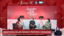 Dialog Produktif dari Media Center Forum Merdeka Barat 9 (FMB9) &ndash; KPCPEN, Senin (27/12/2021). 