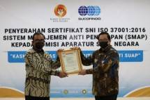 KASN Meraih Sertifikasi ISO 37001:2016 Sistem Manajemen Anti Penyuapan