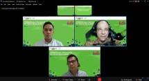 Dari kiri atas ke kanan bawah searah jarum jam, Head Presales Network Multipolar Technology Gary Adrian, Cybersecurity Strategist Faisal Yahya, dan Cybersecurity Specialist Cisco Milton Vandalen Siahaan menjadi pembicara dalam webinar yang diprakarsai oleh Multipolar Technology bersama Cisco dengan tajuk &ldquo;Perimeterless Cybersecurity for Hybrid Work Models&rdquo; di Jakarta, Selasa (8/2).