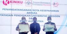 Founder Jababeka SD Darmono bersama Founder Bukit Algoritma Budiman Sudjatmiko